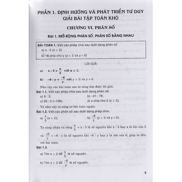 Sách - Định hướng và phát triển tư duy giải bài tập toán khó lớp 6 - Tập 2