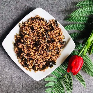 Túi 500g Gạo lứt sấy rong biển muối mè giòn tan ăn liền - Bách hóa online