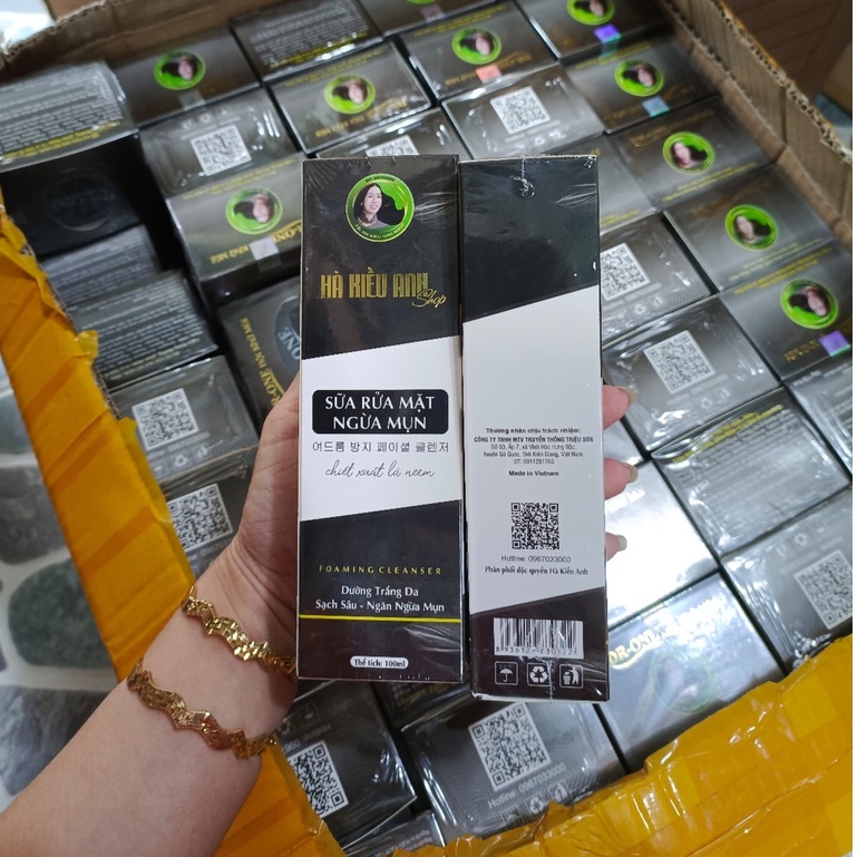 [Ảnh thật] Sữa rữa mặt hà kiều anh chính hãng
