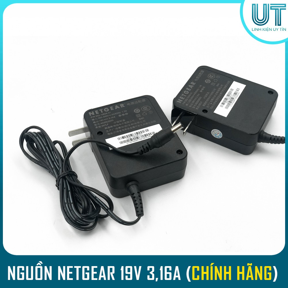 Nguồn Adapter 19V 3.16 có thể boost lên 5A (Chính Hãng Netgear) - Jack 5.0(3.0)