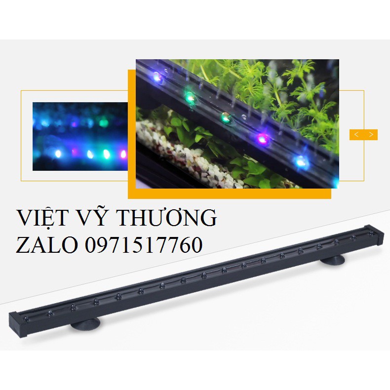 Đèn Led sục khí bể cá 2 trong 1 loại 55cm, 35cm và 90cm