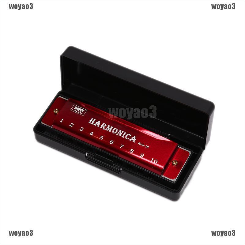 Kèn Harmonica 10 Lỗ Chuyên Dùng Cho Người Mới Bắt Đầu