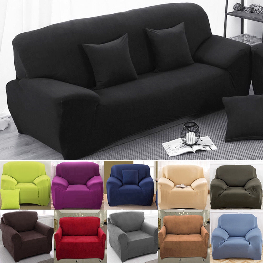 Vỏ bọc bảo vệ ghế sofa 1 /2 /3 /4 chỗ ngồi co giãn tốt