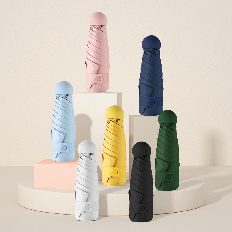 Dù Mini Siêu Nhẹ Chống Tia UV Kèm Hộp Đựng Tiện Dụng