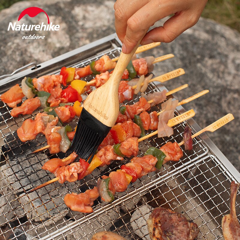 NATUREHIKE Bộ 4 Dụng Cụ Nướng Thịt Bbq Ngoài Trời Đa Năng