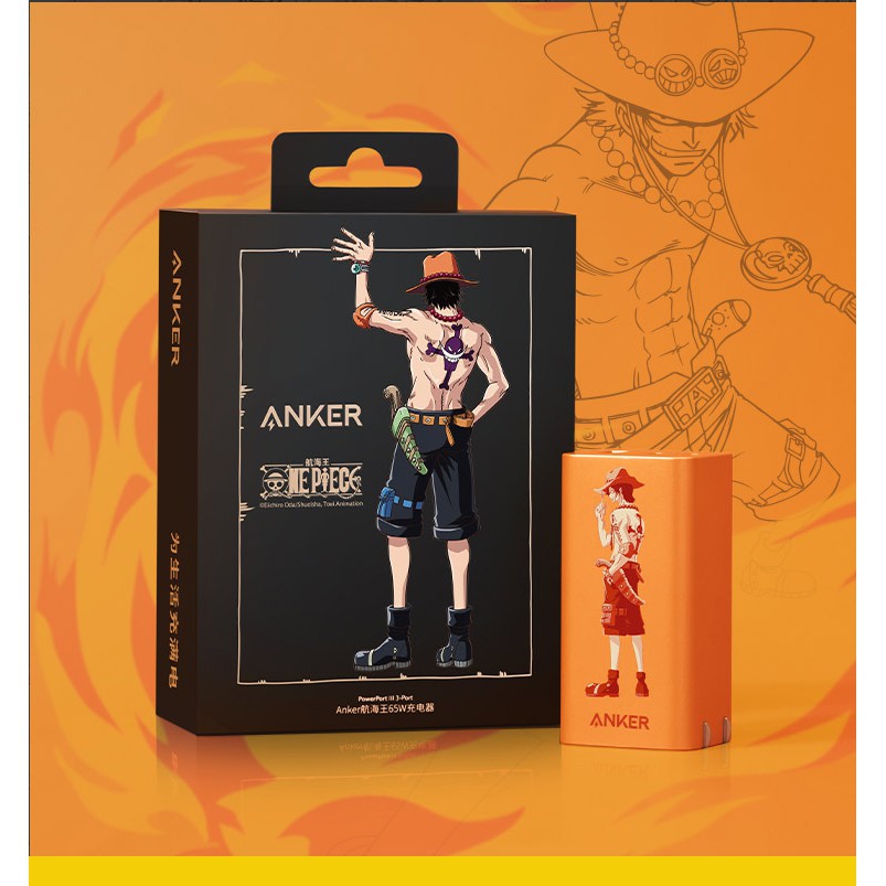 Củ sạc Anker PowerPort III 3-Port 65W One Piece - A9521 - PD/PPS/QC 65w