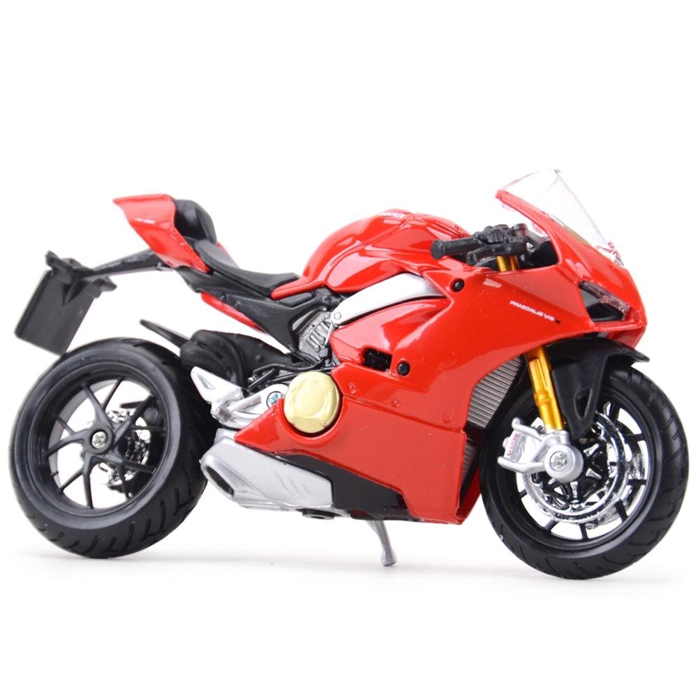 Mô Hình Xe Mô Tô Ducati Panigale V4 Tĩnh Tỉ Lệ 1/18 Bburago