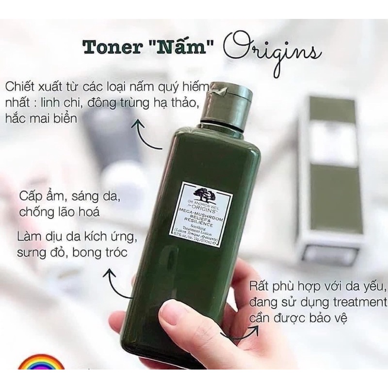 Toner nấm Origins 200ml