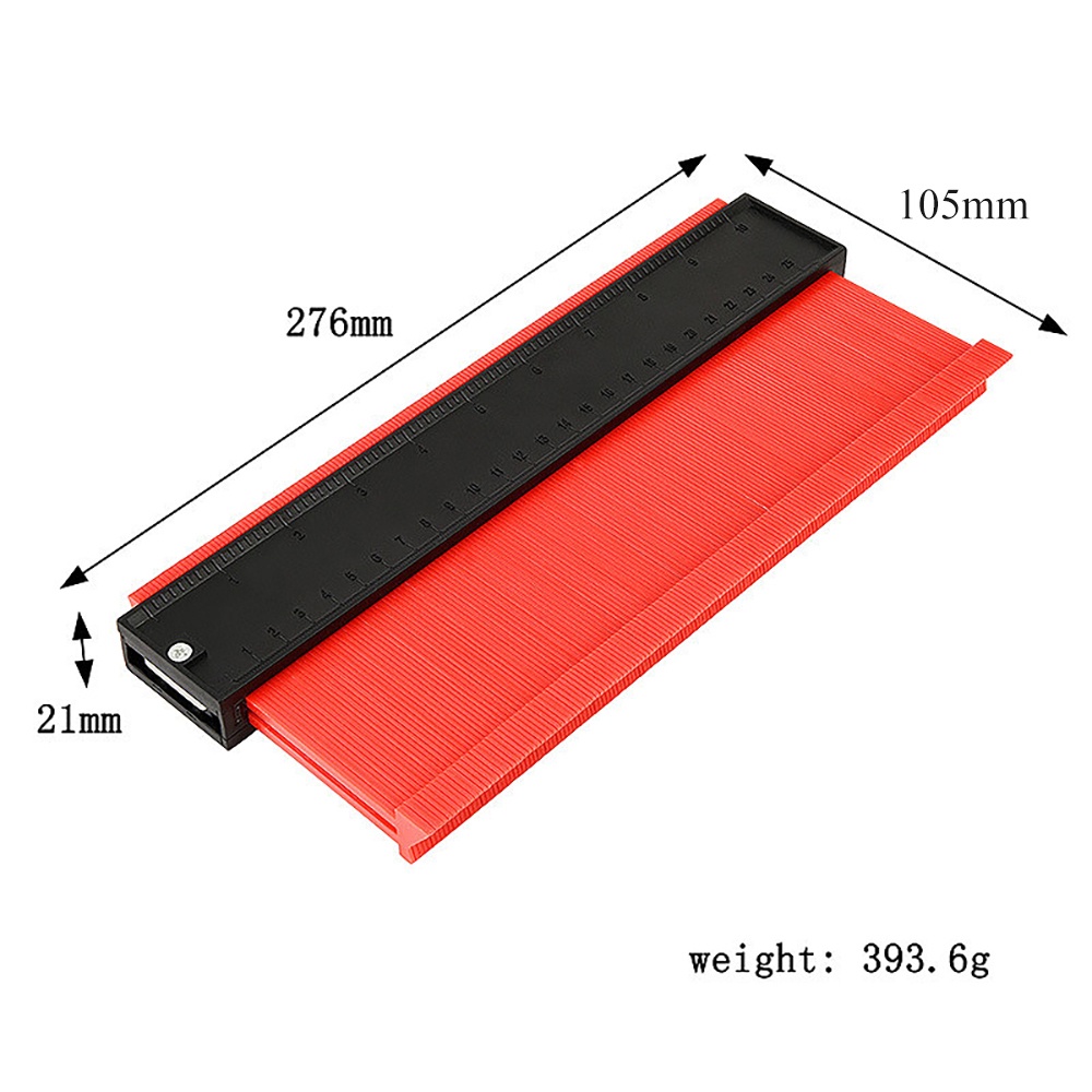 THƯỚC SAO CHÉP HÌNH DẠNG, ĐO ĐƯỜNG VIỀN ĐA NĂNG 25cm