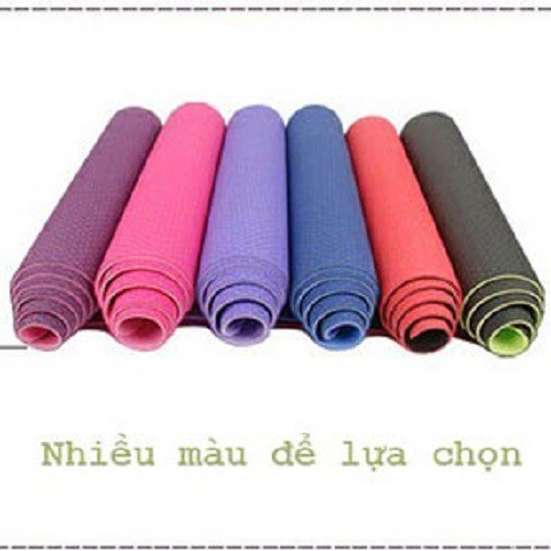 [FREE SHIP] Thảm tập yoga TPE 2 lớp 6mm cao cấp