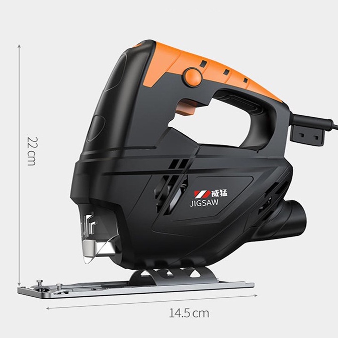 Máy Cưa Lọng Cầm Tay Công Suất Lớn 710W tặng 20 lưỡi cắt gỗ và kim loại