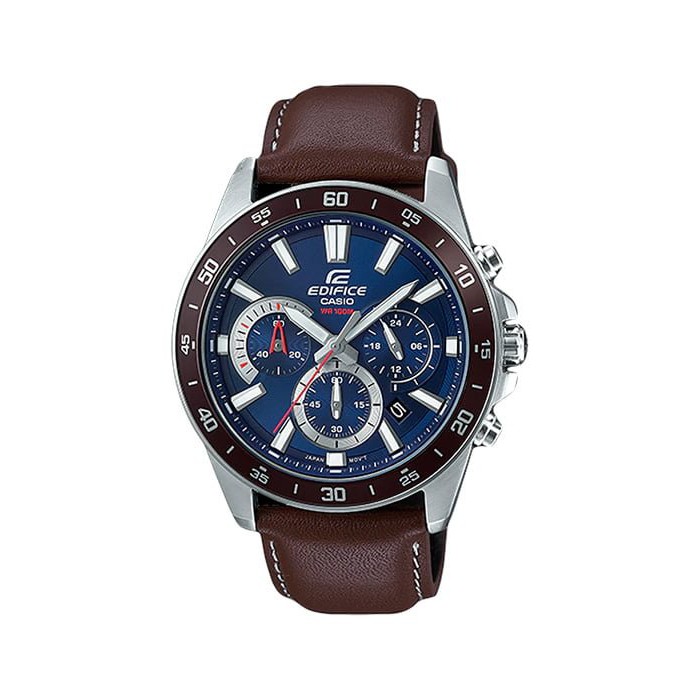 Đồng hồ nam Casio Edifice EFV-570L-2AVUDF dây da Chính Hãng (5344)