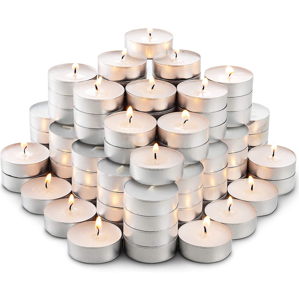 Set 10 viên - Nến viên Trang Trí, Đốt Đèn Xông Tinh Dầu, Tròn Nhỏ Cháy 4h Đồng Hồ