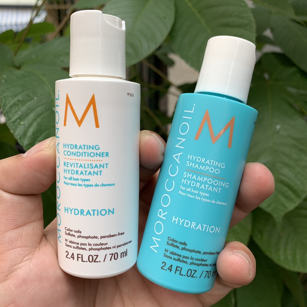 🌼Chính hãng 🌺 Dầu gội xả dưỡng ẩm Moroccanoil Hydration 70mlx2