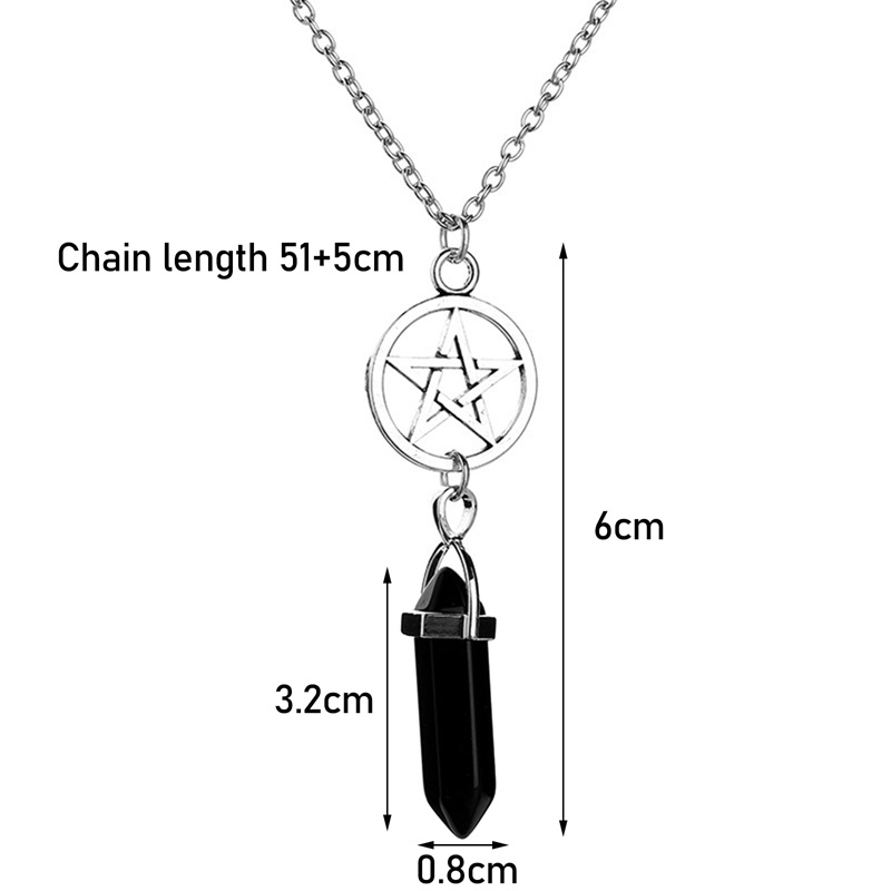 Vòng cổ Mặt Đá Đa Giác Thời Trang Cho Nam/Nữ