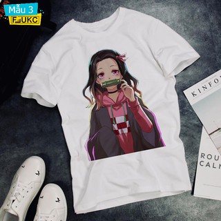 Áo Thun Teen Siêu Cute In Hình Bé Nezuko Siêu Đáng Yêu Giá Tốt F714L14