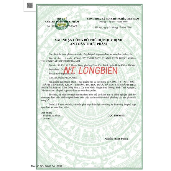 Xịt họng keo ong PROPOBEE Spray chai 30ml