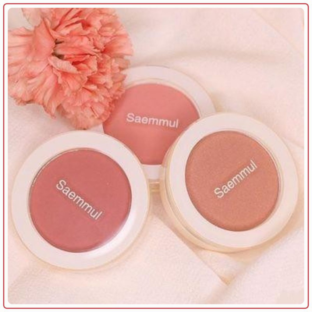 PHẤN MÁ HỒNG Siêu Mịn The Saem Saemmul Single Blusher 5g