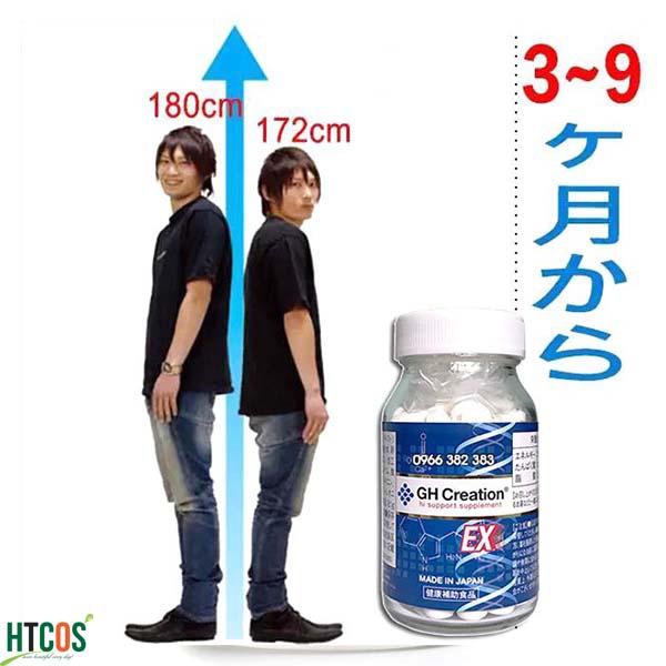 Viên uống tăng chiều cao GH Creation EX 270 viên Nhật Bản