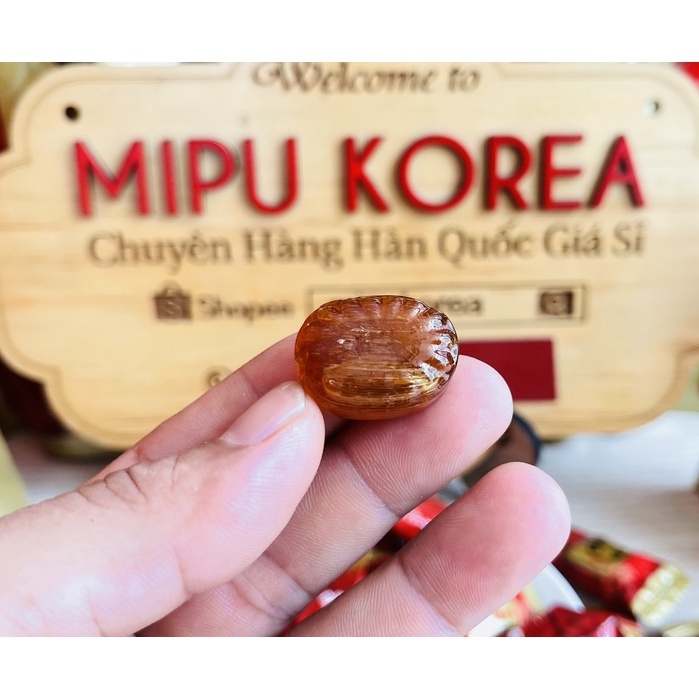 (Date 5/2025) Kẹo Hồng Sâm SOBAEK Hàn Quốc gói 200g