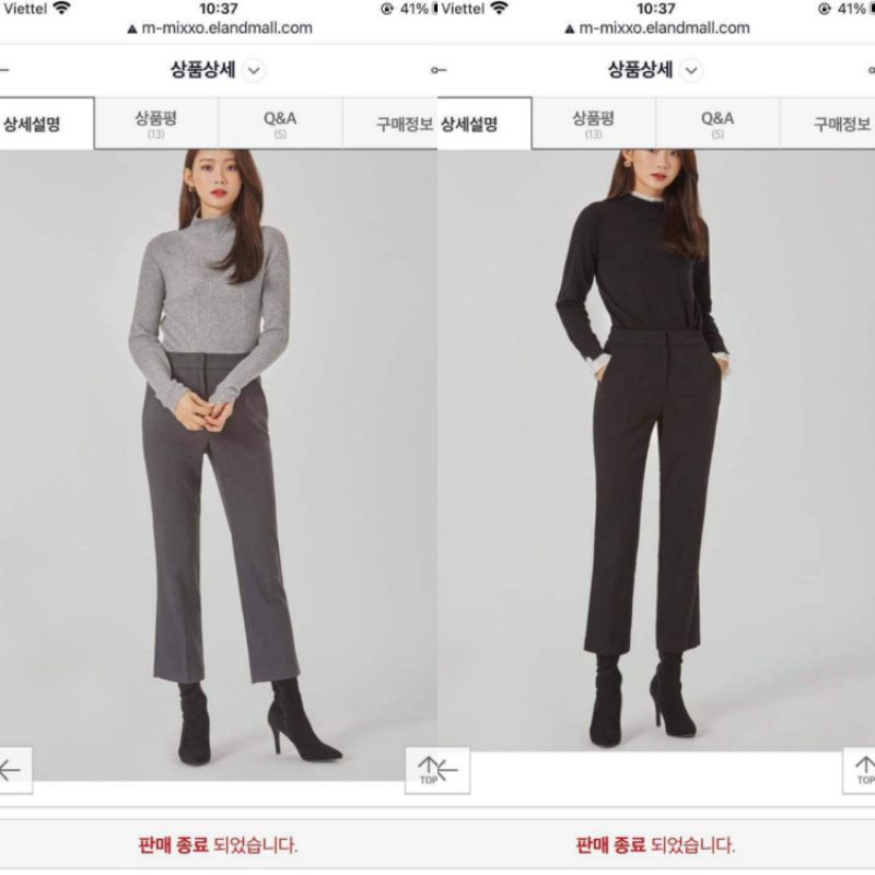 Quần tây Mixxo lưng bảng