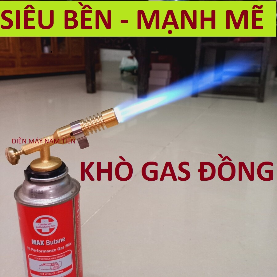 Đèn Khò Ga Mini Cầm Tay Đồng Nguyên Chất 100% [ khò ga đồng thau ]