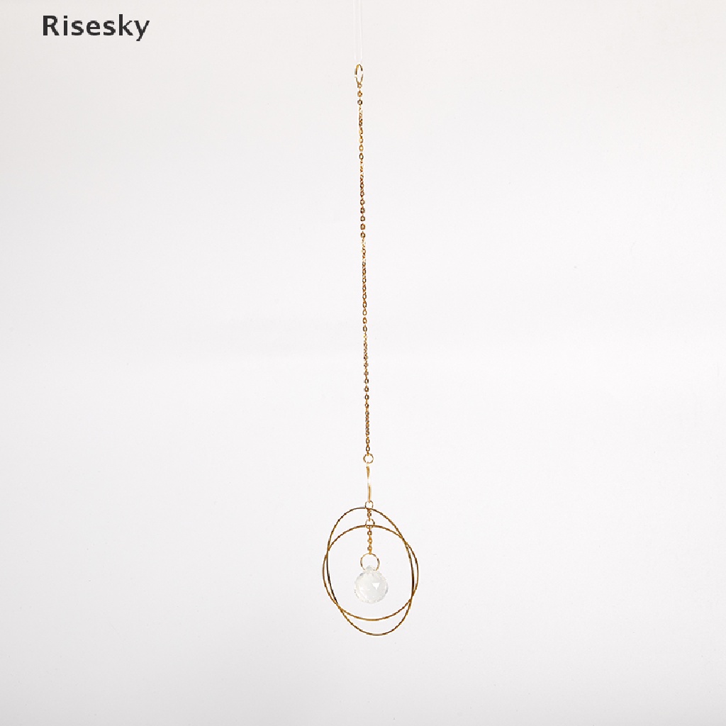 [Risesky] Mặt Trăng Và Vòng Nguyệt Quế Pha Lê Cầu Vồng Treo Lăng Kính