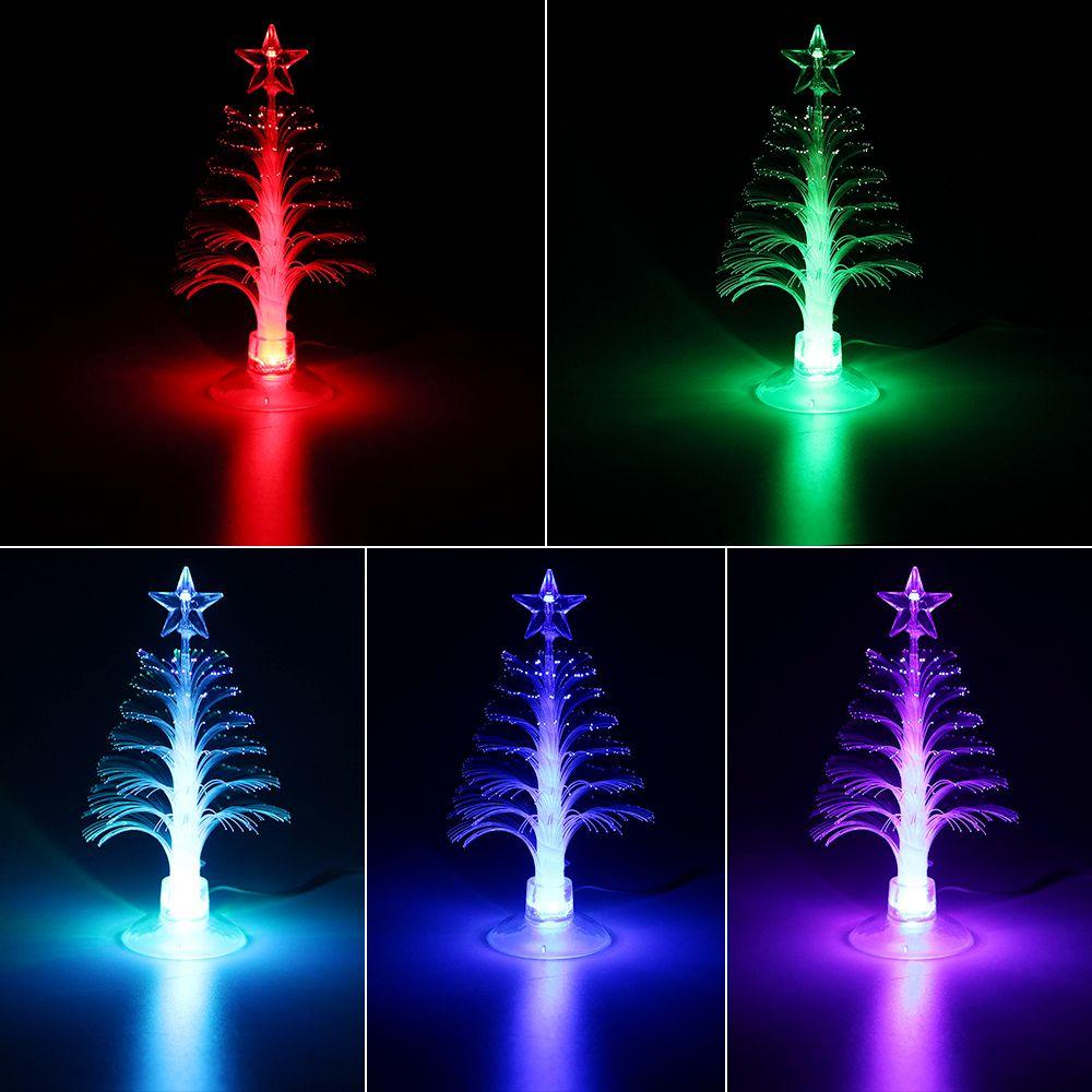 Cây Thông Giáng Sinh Mini Thay Đổi Màu Sắc Theo Nhiệt Độ