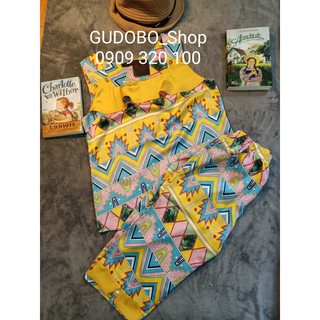 Đồ bộ bigsize quần lửng phi lụa thiết kế cao cấp-bộ mặc nhà GUBOFASHION