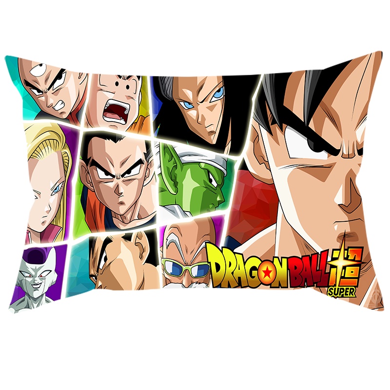 Vỏ Gối Đơn In Hình Goku Dragon Ball Chất Liệu Polyeste