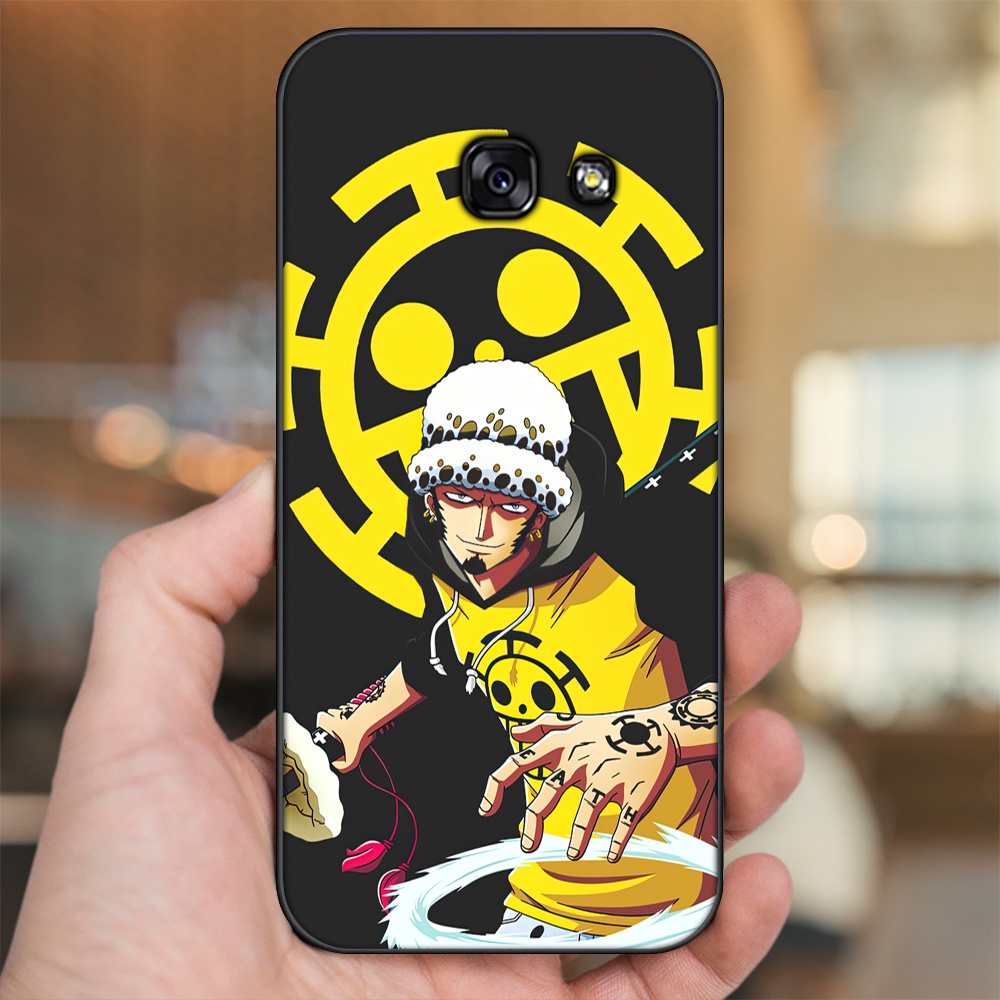 Ốp lưng Samsung A3 2017, A5 2017, A7 2017 viền đen in hình Law One Piece