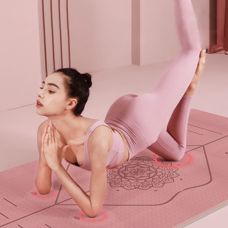 Thảm tập yoga chống trượt thảm tập yoga thảm tâph yoga thảm tập yoga 8mm thảm yoga định tuyến