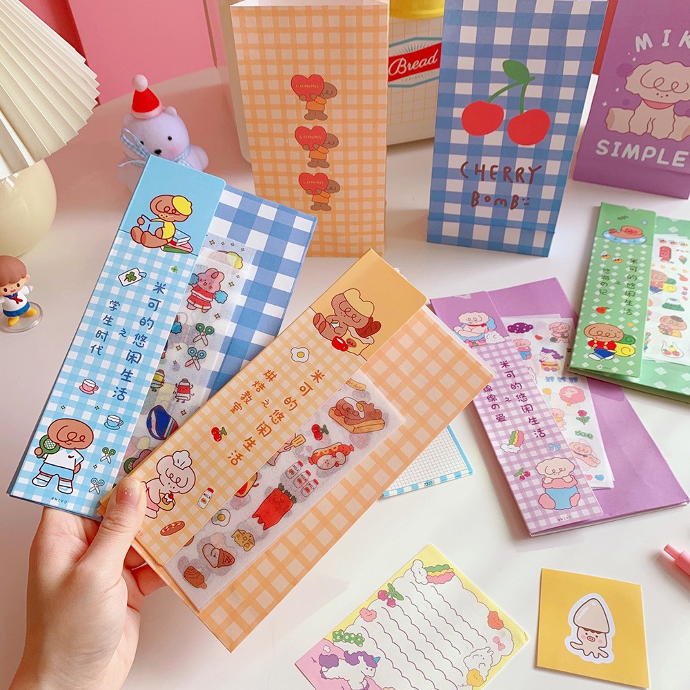 Bộ nhiều set hình dán mini xinh xắn tiện lợi