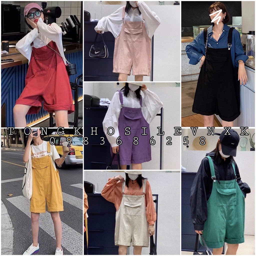 YẾM KAKI TÚI HỘP NGỐ LỬNG NHIỀU MÀU - QUẦN YẾM ĐÙI KHUY CÀI KAKI UNISEX