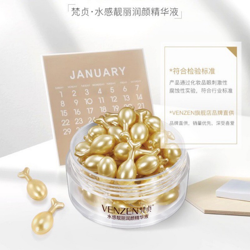 Viên Dưỡng Da Venzen Tinh Chất Ngọc Trai (hộp 30 viên) | BigBuy360 - bigbuy360.vn