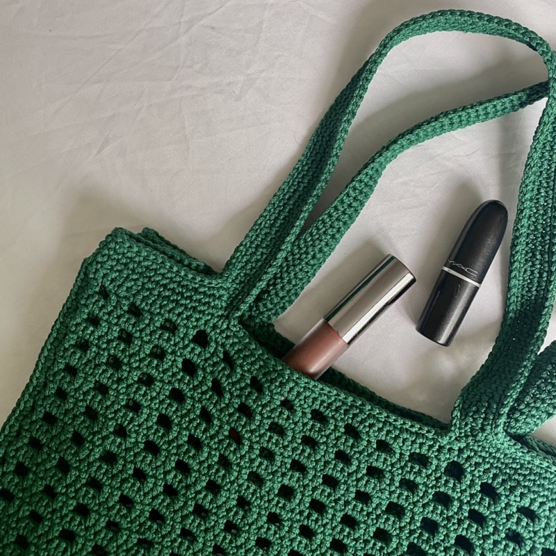 Túi lưới đeo vai - Net bag - Túi đeo vai móc len handmade