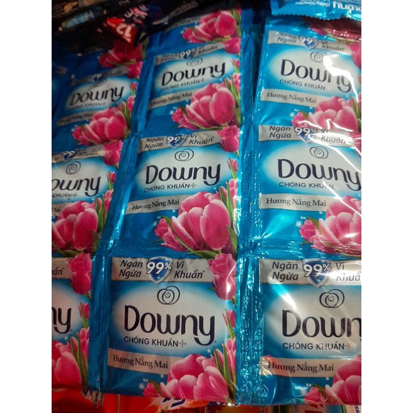 Nước Xả Downy Prenium Lưu Hương Hương Nước Hoa Thơm Lâu Đủ Màu Dây 10 Gói