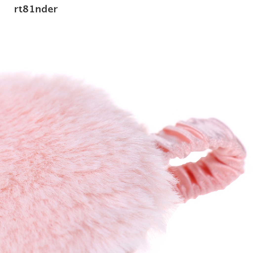 Rt Mặt Nạ Che Mắt Ngủ Vải Lông Mềm Mại Họa Tiết Hoạt Hình Dễ Thương Dùng Khi Đi Du Lịch