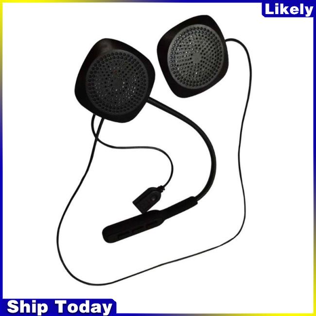 Bộ Tai Nghe Bluetooth Không Dây Gắn Mũ Bảo Hiểm Chuyên Dụng Khi Lái Xe Mô Tô