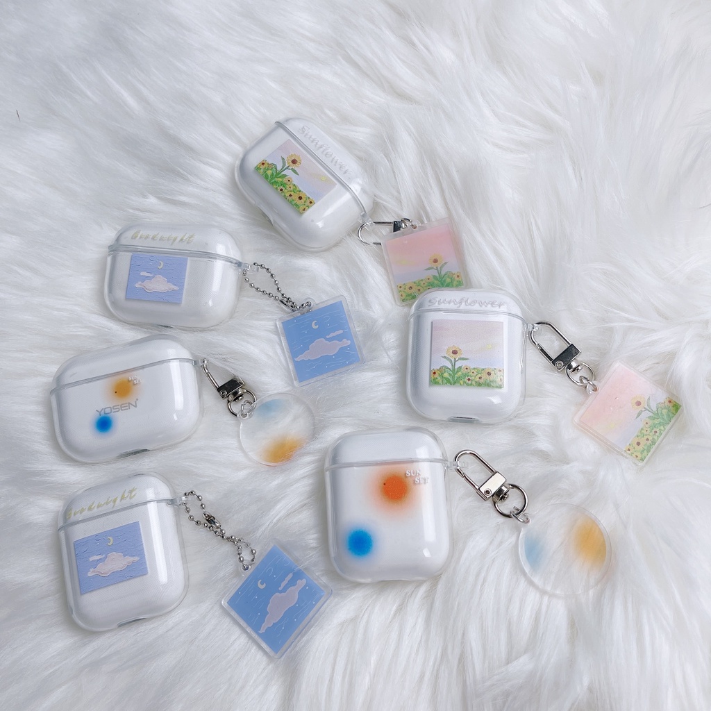 Vỏ Bảo Vệ Hộp Sạc Tai Nghe airPods 1 2 3 pro 2021 inPods i12 Bằng TPU Mềm Chống Sốc
