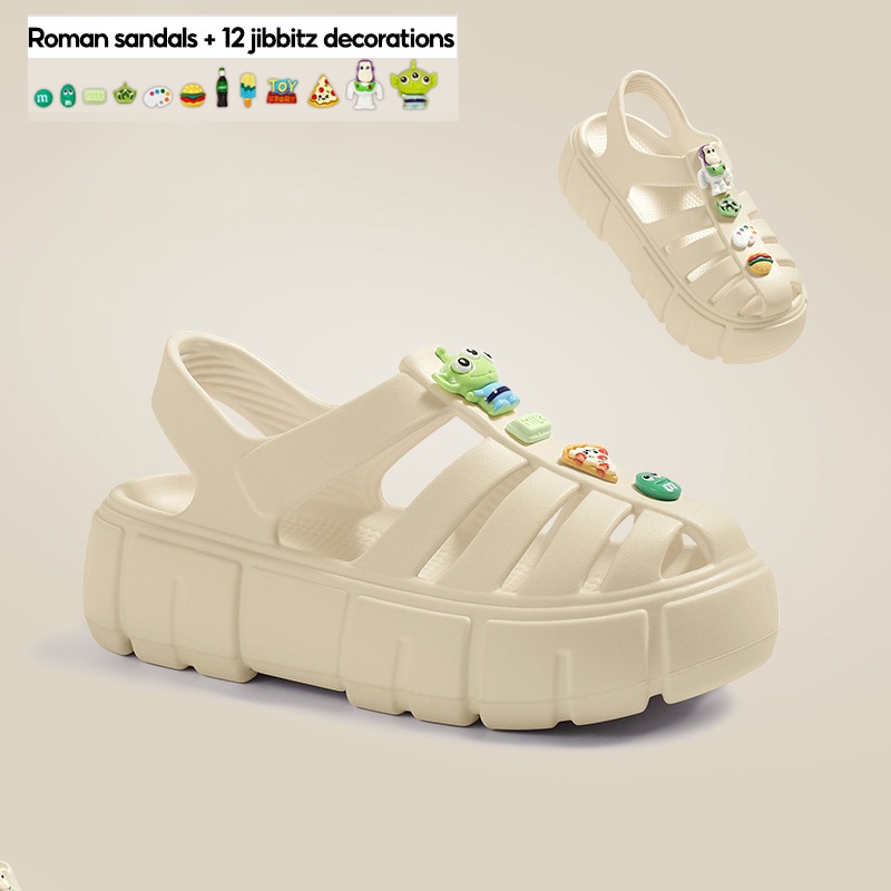 Xăng đan Đế Dày 6CM Chống Va Chạm Thời Trang Cho Nữ