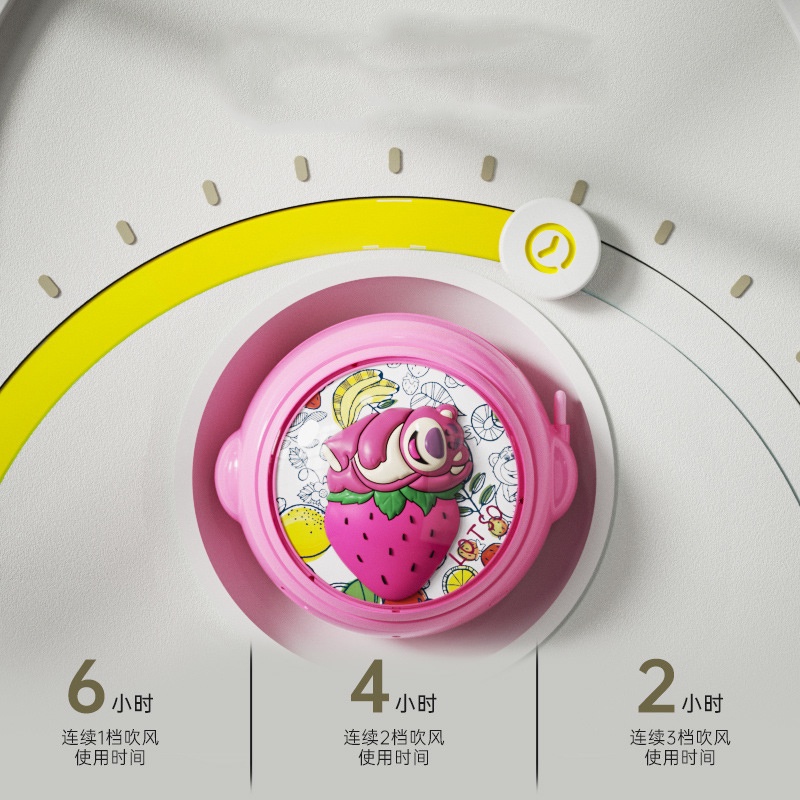 Quạt tích điện NUTEK PF1 mini chất liệu nhựa cao cấp, độ bền cao, cam kết chính hãng DISNEY