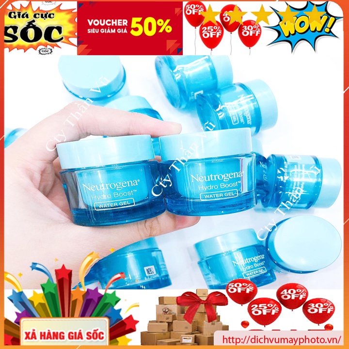 Kem Dưỡng Ẩm Neutrogena Hydro Boost Water Gel 15g- 50g Dành Cho Da Dầu, Dưỡng Ẩm Tốt, Kiều Dầu