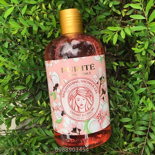 Sữa Tắm Dưỡng Mượt Da Hoa Anh Đào Cherry Blossom 500ml - Purite By Provence