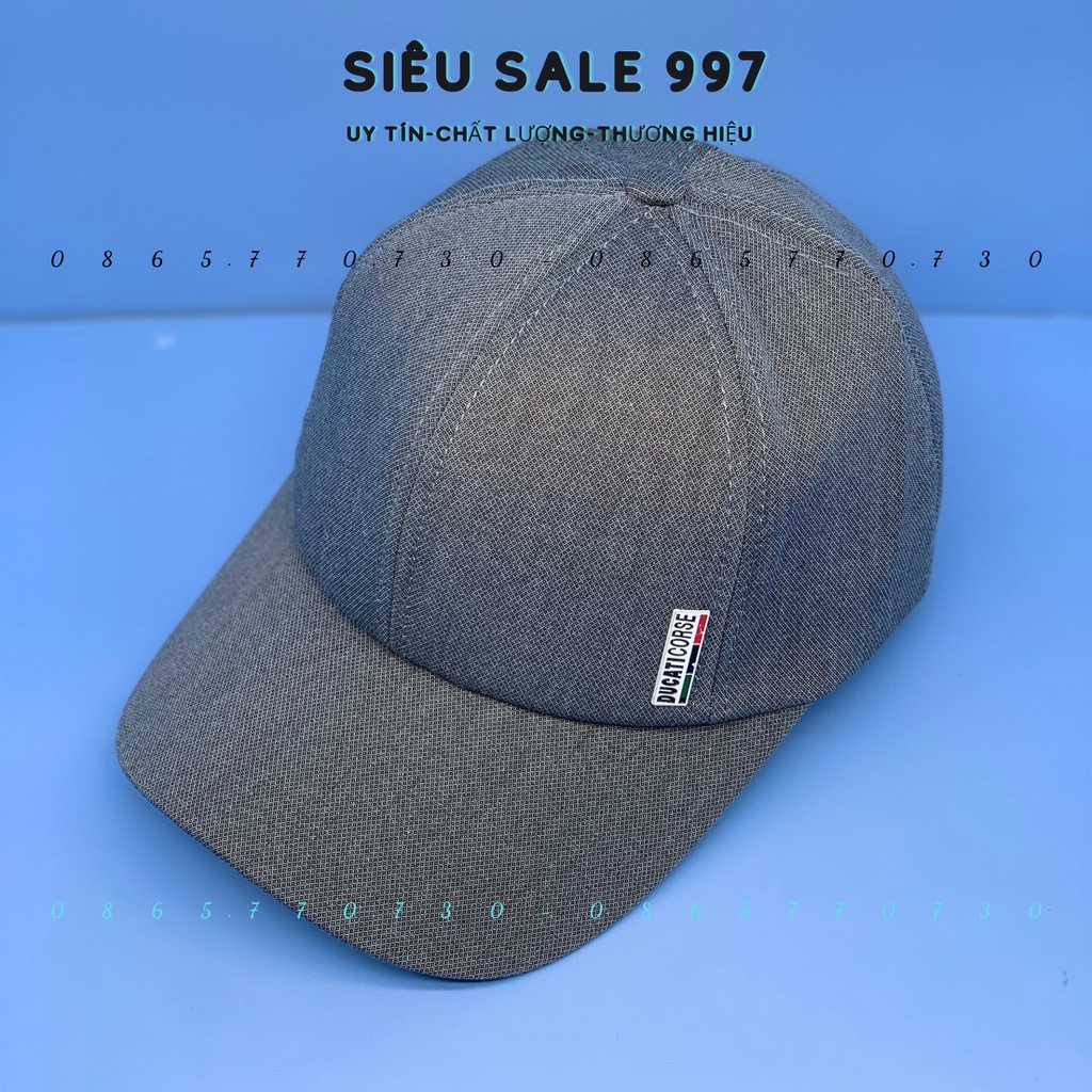 MŨ LƯỠI TRAI CHẤT NỈ ĐƠN GIẢN THỜI TRANG NAM NỮ