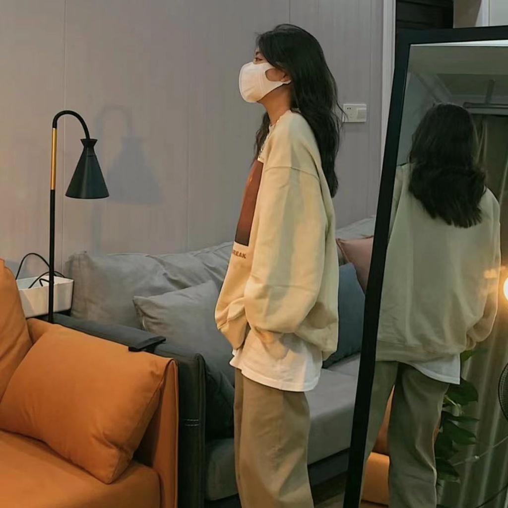 Áo Khoác Nữ Dài Tay Form Rộng Thời Trang Hàn