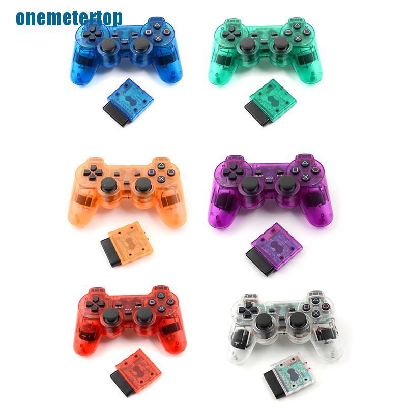 1 Set Tay Cầm Chơi Game Không Dây Nhiều Màu 2.4ghz Cho Ps2