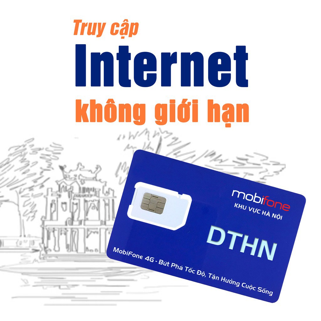 [DTHN] Sim KHÔNG GIỚI HẠN DATA Mobi DTHN và BL5GT và  C50N - C90N - THAGA - Y60 - IPHN2 - Z70 - 4G/3G