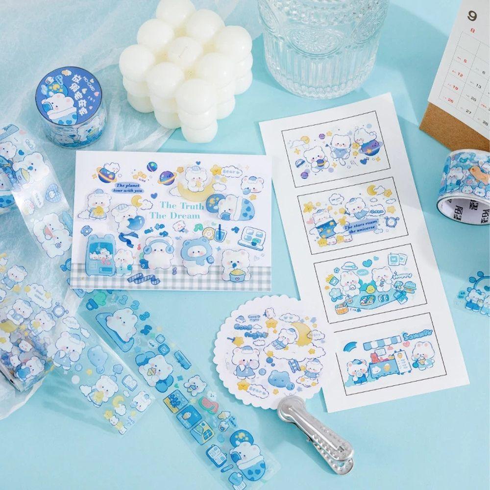 Băng Keo Dán Trang Trí Sổ Tay DIY Họa Tiết Dễ Thương