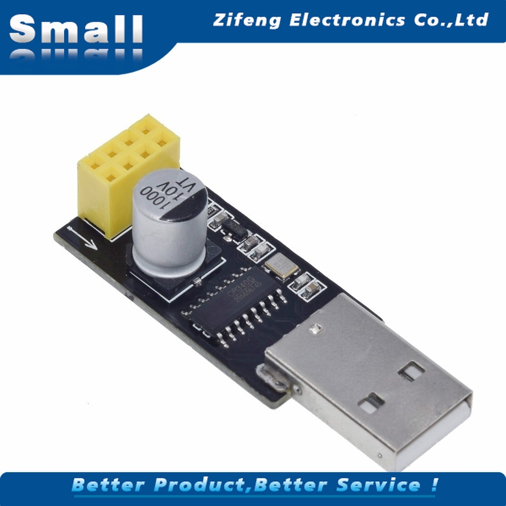 Bảng mô-đun điều hợp lập trình ESP01 UART GPIO0 ESP-01 ESP8266 CH340G USB sang ESP8266 Wi-Fi không có dây nối tiếp
